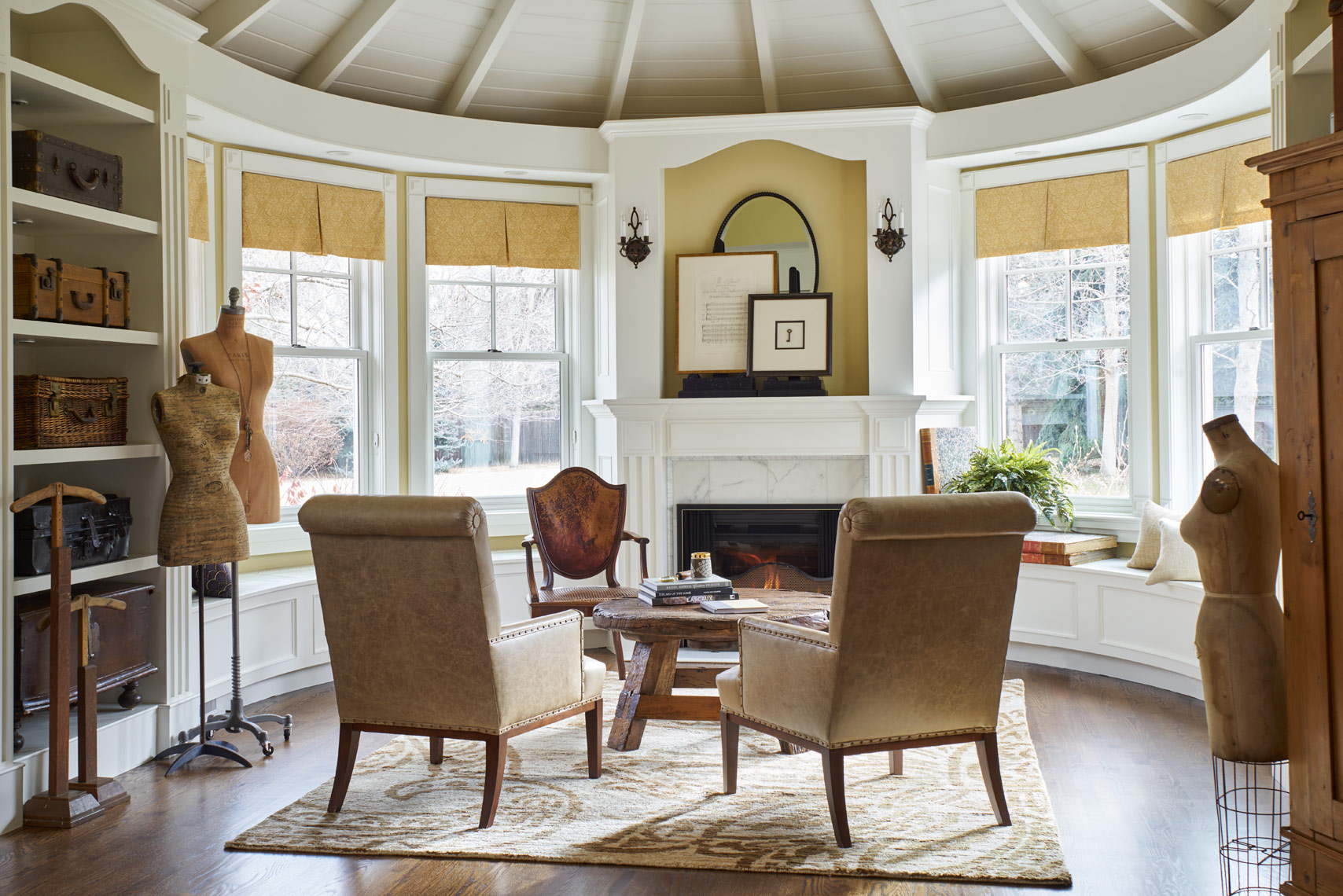 Beautiful bedroom fireplace, Denver, Colorado, David Patterson Photography