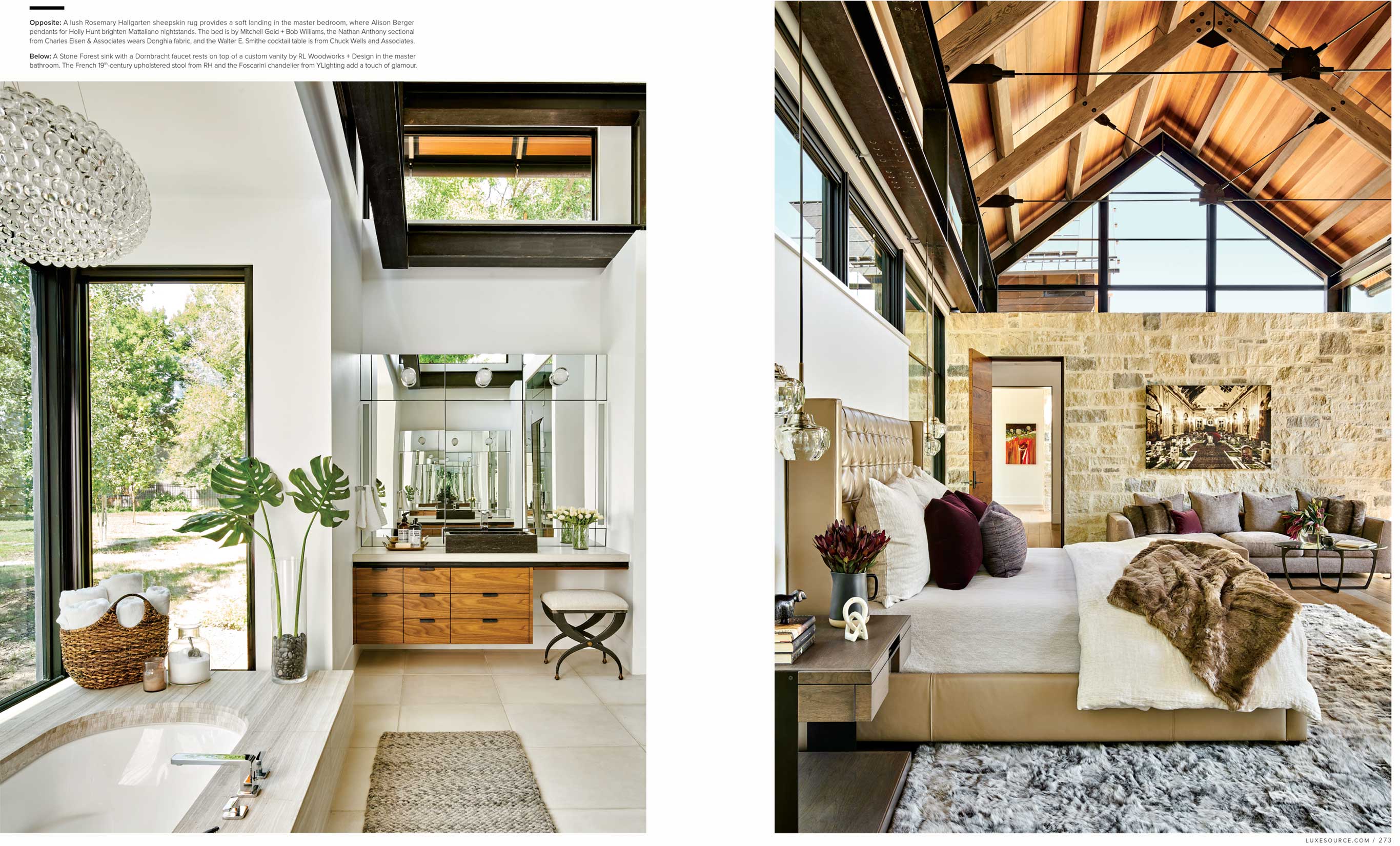 Luxe Magazine David Patterson Photography of Interior Design Architecture Boulder Colorado