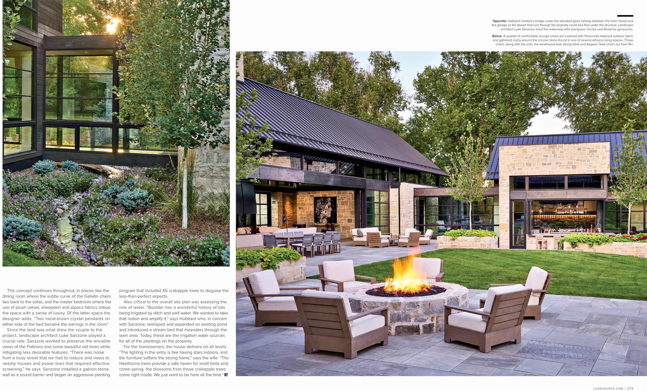 Luxe Magazine David Patterson Photography of Interior Design Architecture Colorado